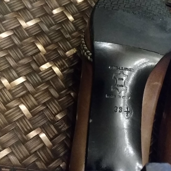 Beautiful Claudio Fracassa Heels Leather 7.5 - Picture 6 of 8
